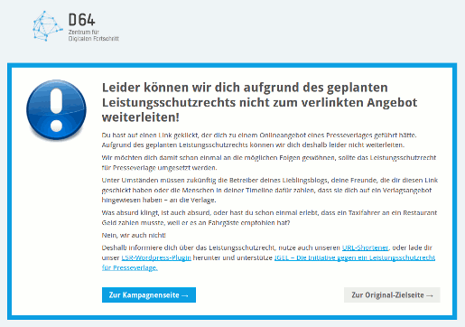 Die "Landingpage"